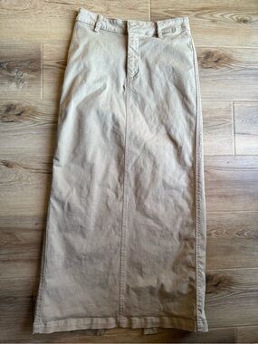 DL1961 ASRA Maxi Skirt - Neutral Tan